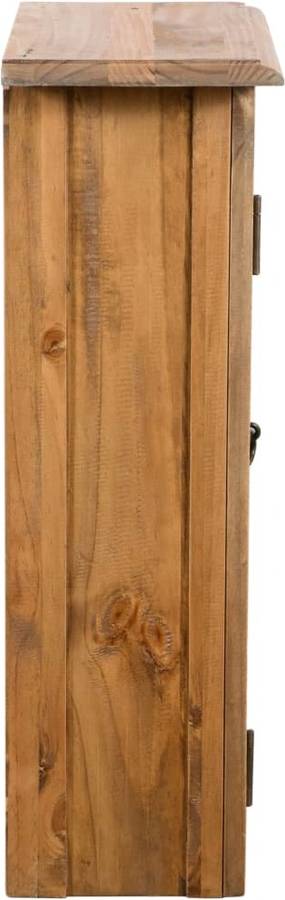 Armario De Pared cuarto baño madera reciclada pino 42x23x70 cm vidaxl mueble casa macizo 42x23x70cm