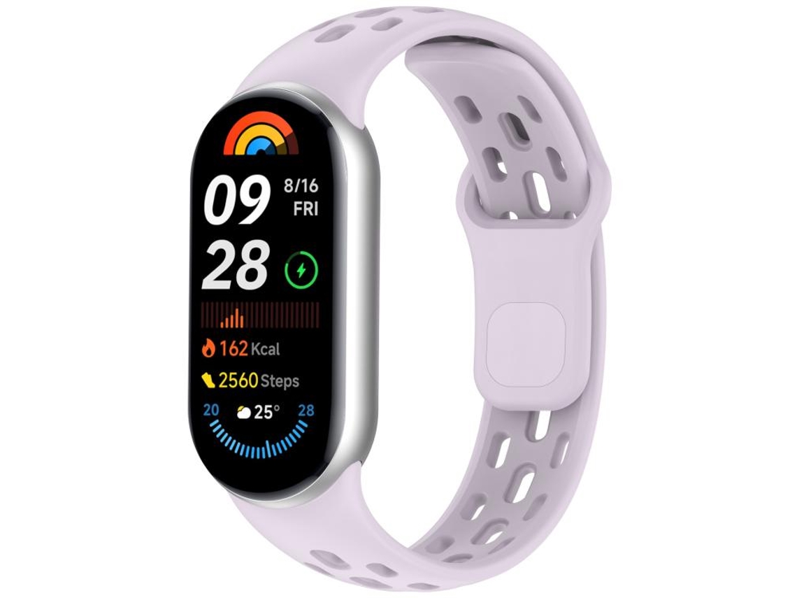 Pulsera para Xiaomi Smart Band 10/9/8 - TPU transpirable - Orificios con patrón de panal
