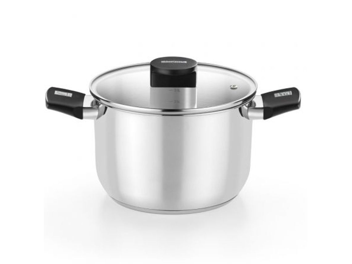 Olla MONIX Elite Inox M240230/ 30Cm/ 12L/ Acero Inoxidable/ Apta para Inducción