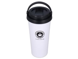 MEOIRUERY Vaso Térmico de Acero Inoxidable 304 500ml, Botella de Vacío Portátil con Asa para Café y Viaje al Aire Libre