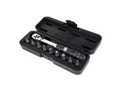 Juego De Llaves Dinamométricas Para Bicicletas De 2-14 Nm Y 1/4" Con Trinquete Y Herramientas De Reparación Manuales.