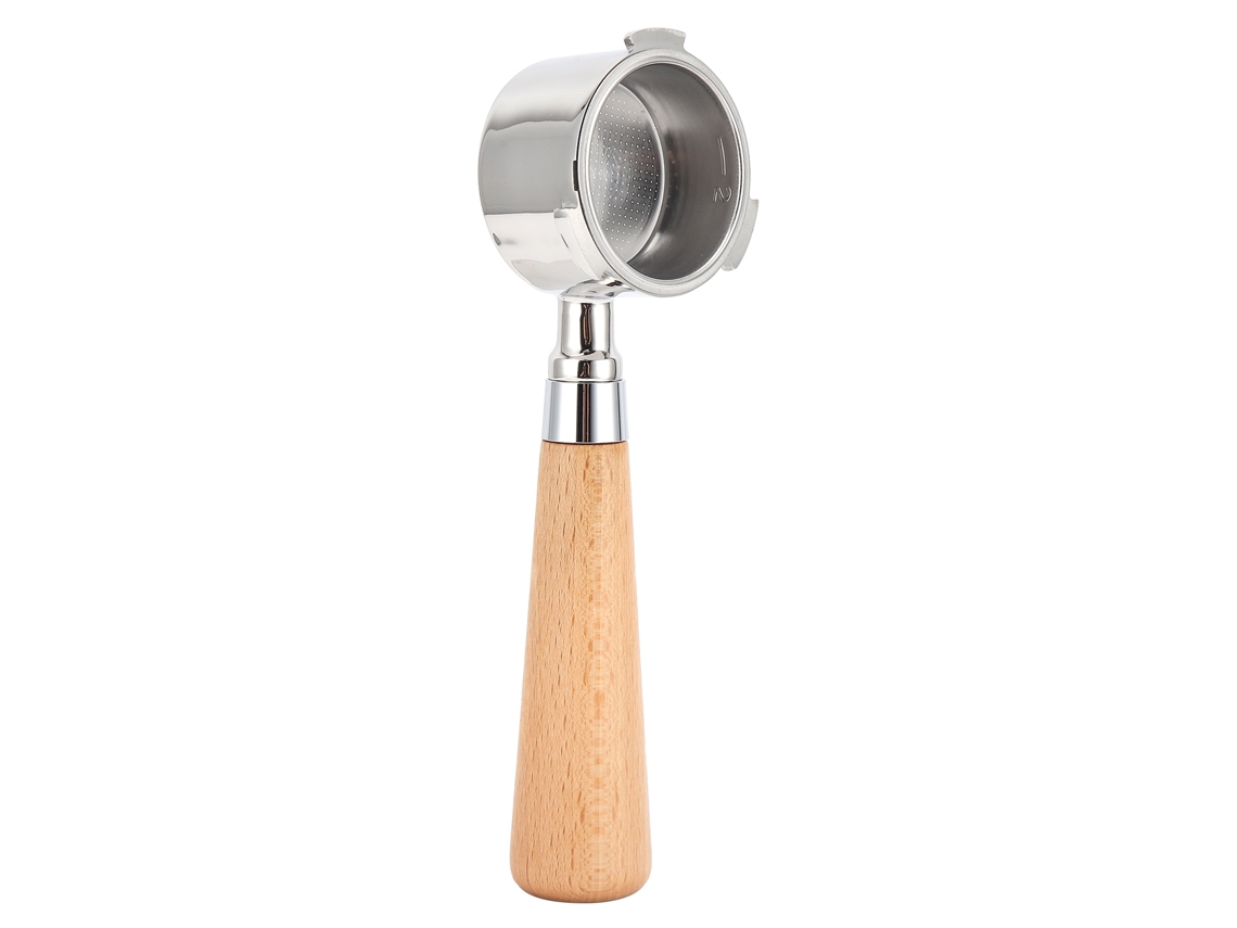 Portafiltro de repuesto sin fondo de acero inoxidable de 51 mm para cafetera Spark