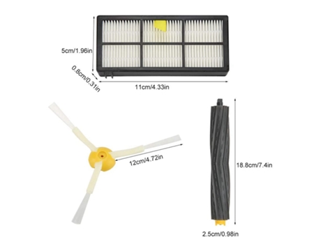10 Uds para IRobot Roomba 800 900 Series 850 860 861 866 870 880 890 960 Kit de accesorios de repuesto