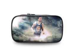 Estuche redondo unisex para lápices para niños con temática de la NBA