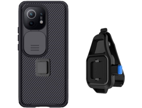 Funda Xiaomi Mi 11 Camshield con Soporte para la Cintura Negro