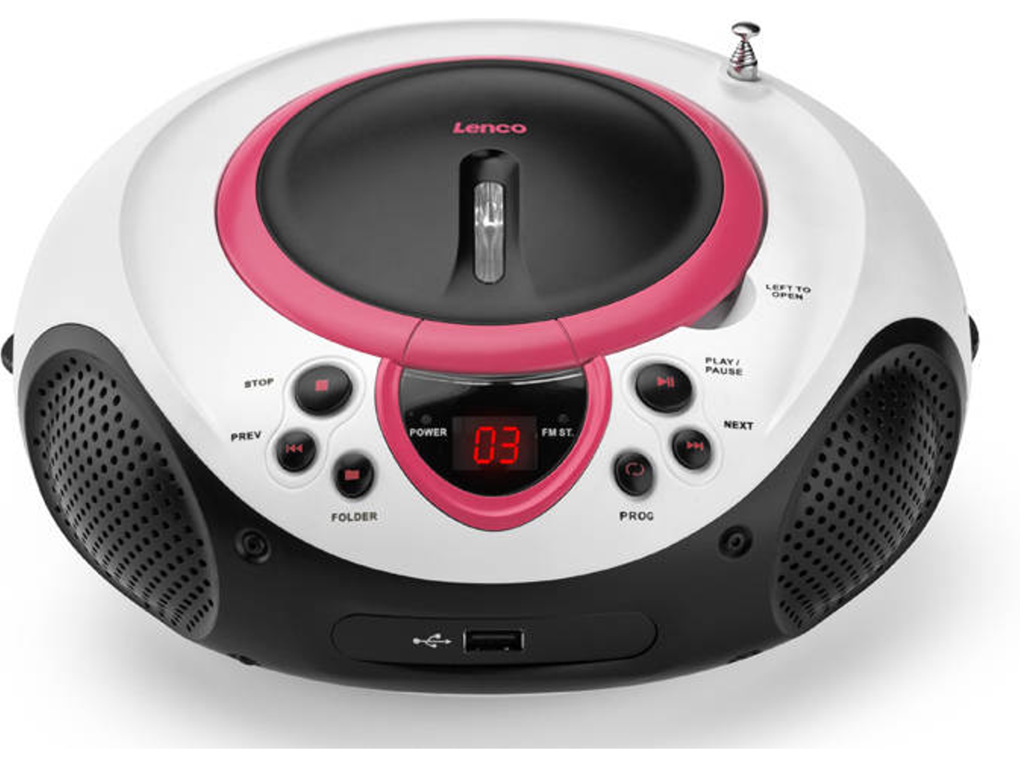 Radio Boombox LENCO SCD-38 USB