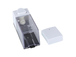Dispensador manual de jabón líquido y champú para baño, de plástico, con caja de montaje en pared | Jabón líquido Rosewell