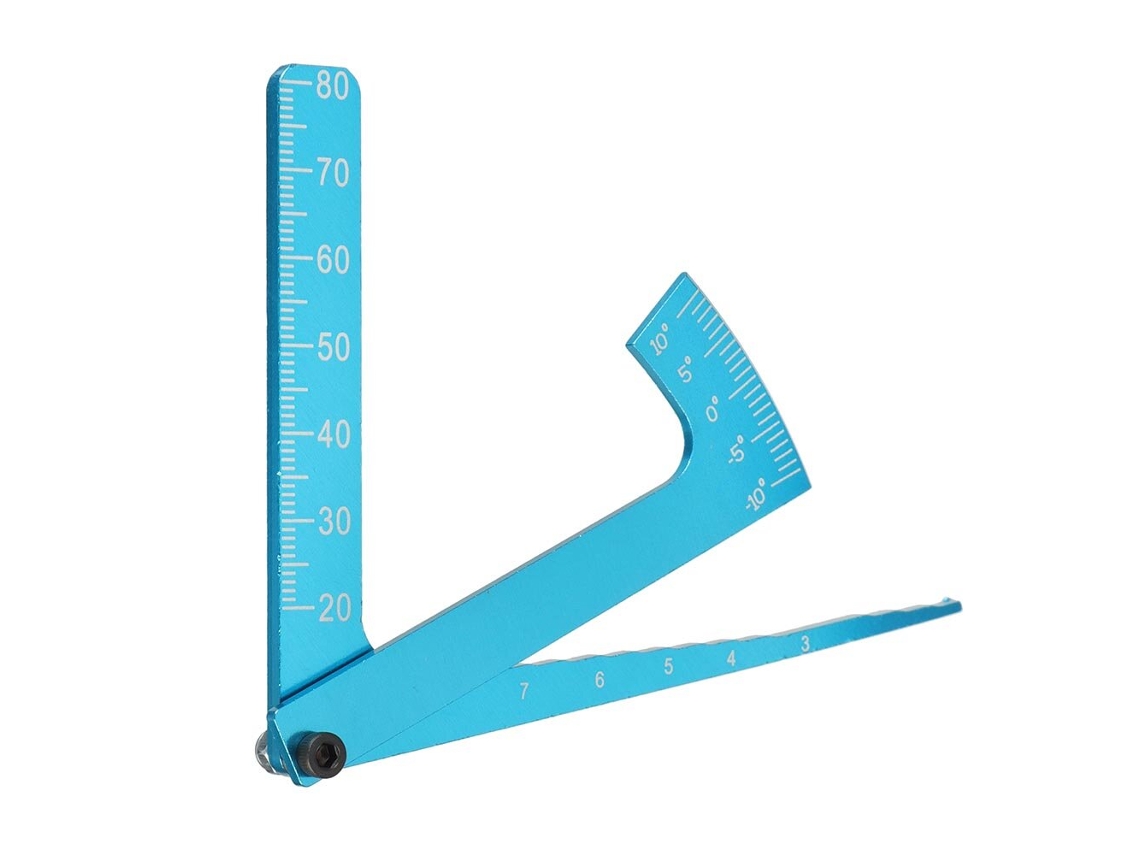 Yunzhong Adjustable Ruler Rc Car Wheel Rim Camber Height Tires Angle Balance Rulers For 1/8 1/10 Tamiya Hsp Hpi