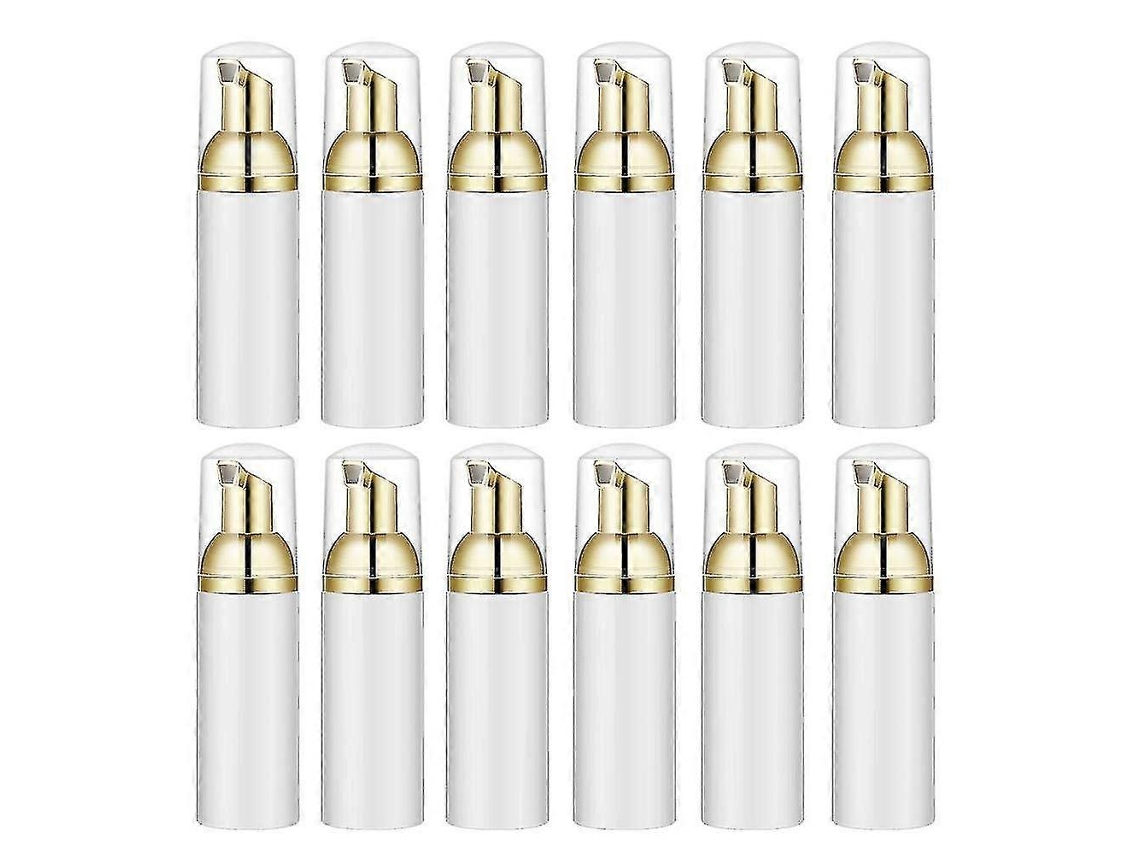 Botellas de espuma de plástico de 50 ml, paquete de 12, compactas y portátiles, ahorran en agentes de limpieza Rosewell.