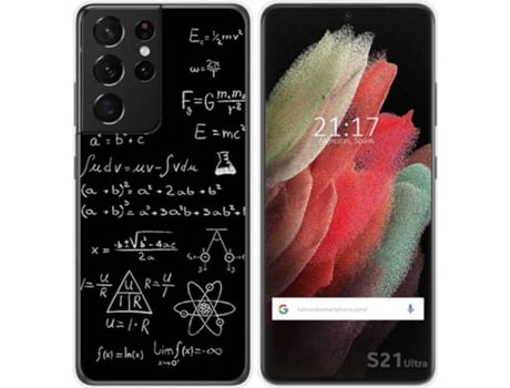 Carcasa Samsung Galaxy S21 Ultra 5G TUMUNDOSMARTPHONE Formulas Multicolor
