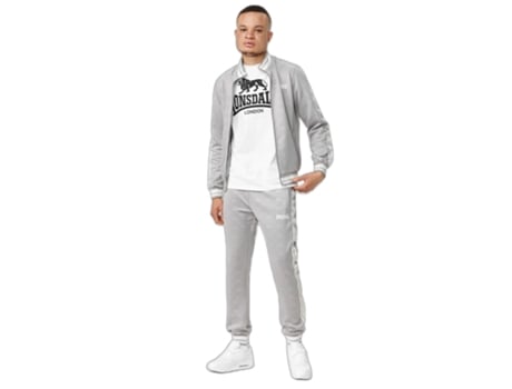 Chándale para Fitness LONSDALE Chándal Ashwell Gris (L)