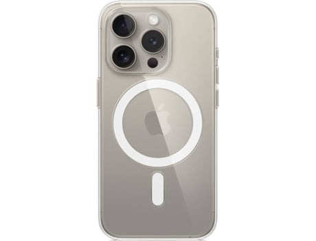 Funda APPLE iPhone 15 Pro Clear Case com MagSafe Transparente
