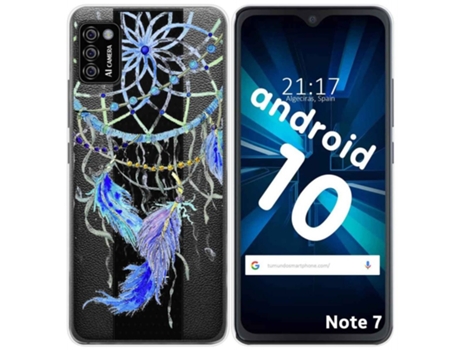 Carcasa Cubot Note 7 TUMUNDOSMARTPHONE Dibujos Transparente Multicolor