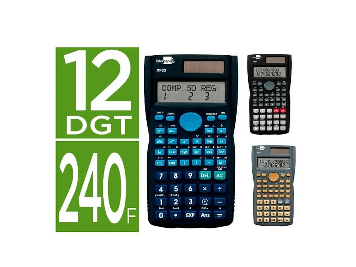 Calculadora Científica LIDERPAPEL XF35 (1 unidad)