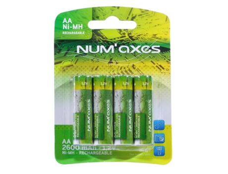 Pilas recargables NUM'AXES AA HR6