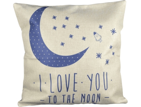 Funda de almohada Infantil SWEET ROOM Te quiero hasta la luna y de regreso