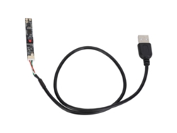 Módulo de cámara de 1 MP con enfoque fijo de 2,8 mm, tarjeta web USB 2.0 de 66° con cable USB HBVCAMNB20231W