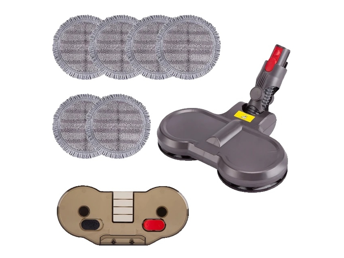 Cabezal de trapeador eléctrico, limpieza en seco y húmedo, compatible con Dyson V8 V11 OEM