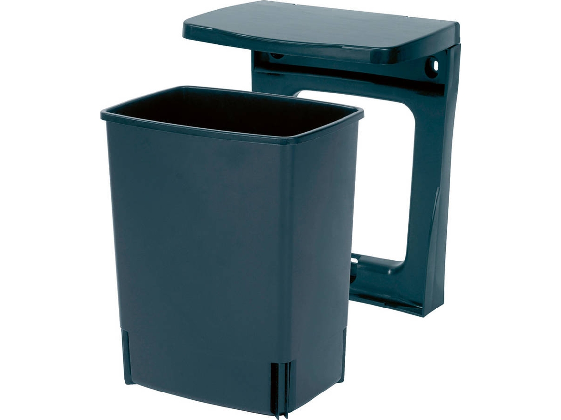Cubos de Basura BRABANTIA Encastrar (Negro - 10L - 25.20x32.8x21 cm - Inox)