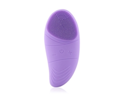 Cepillo de limpieza facial con cabezal de silicona. Masajeador, limpiador y exfoliante. Batería recargable.