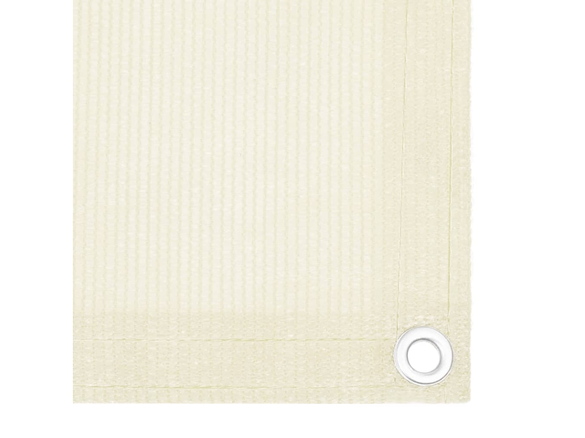 Maison Exclusive - Toldo Para Balcón Hdpe Crema 120x500 Cm