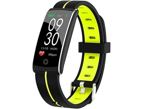 Reloj inteligente para unisex Deporte Con impermeable IP68 Fitness Oxígeno Actividad Tracker iOS Android Amarillo VEANXIN