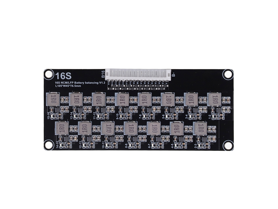 2026as - Ecualizador de batería activo de 16 s con cable inductivo y placa de equilibrio de batería de 2-4,5 V