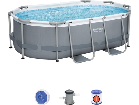 Piscina Tubular BESTWAY 5614A (con Cartucho - 3668 L - 200x84cm)