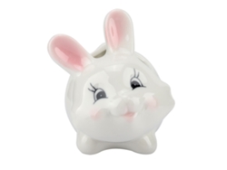 Bonita maceta de bonsái con forma de animal para suculentas y flores, ideal para decorar el hogar y la oficina (leveret)