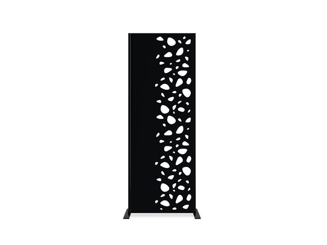 Panel decorativo SUNNY negro H.160cm patrones lado derecho