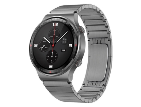 Correa de reloj inteligente para Huawei GT 3 Pro 46 mm One Bead Correa de reloj de metal con hebilla original (gris)