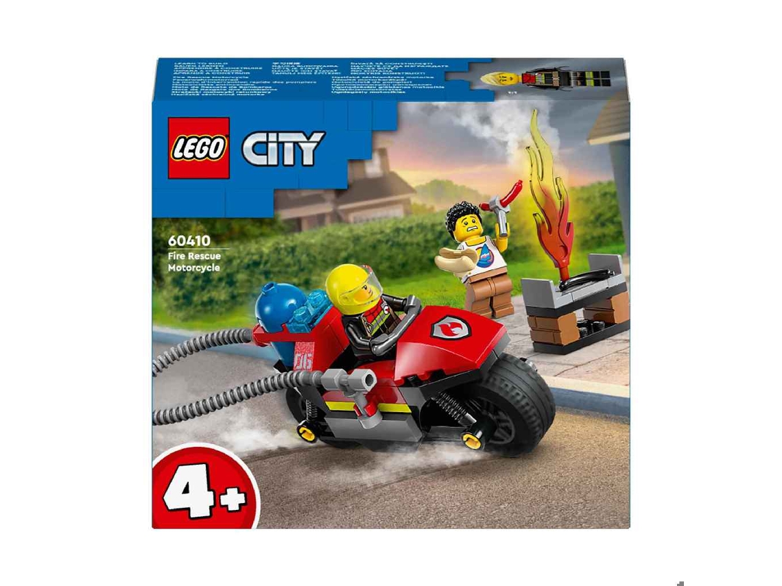 Mota de Resgate dos Bombeiros - 60410 LEGO-CITY 