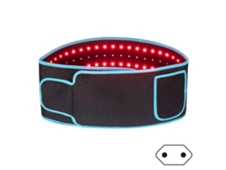 Cinturón de terapia de luz roja para aliviar el dolor corporal, dispositivo multifuncional de terapia de luz roja para hombres y mujeres