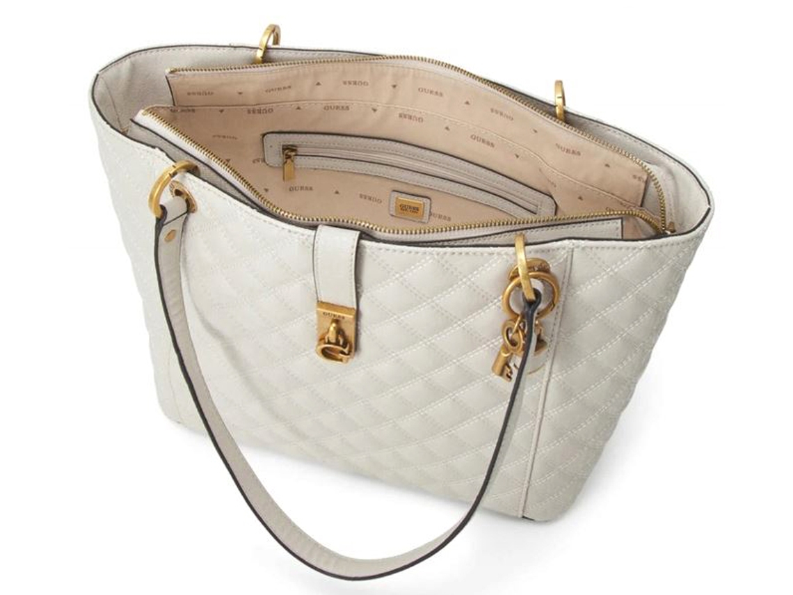 Bolsa GUESS Piel Mujer (Blanco)