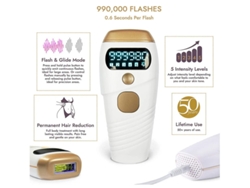 Depiladora láser IPL, dispositivo de depilación permanente para piel sensible, color blanco Yizhood
