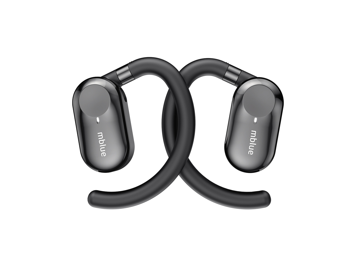 Fones De Ouvido Sem Fio Open Ear Com Gancho Enc Microfone Bt V5.4 25h Bateria Para Esportes