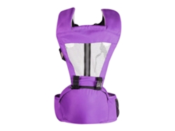 Portabebés Con Asiento De Cadera, Doble Uso, Buena Sujeción, Multifuncional, Morado