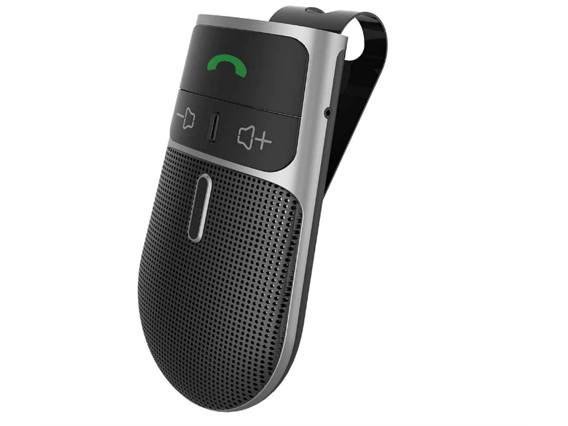 Kit Manos Libres Bluetooth para Coche 5.0 Encendido Automático Soporte Asistente Siri YIZHOOD Negro