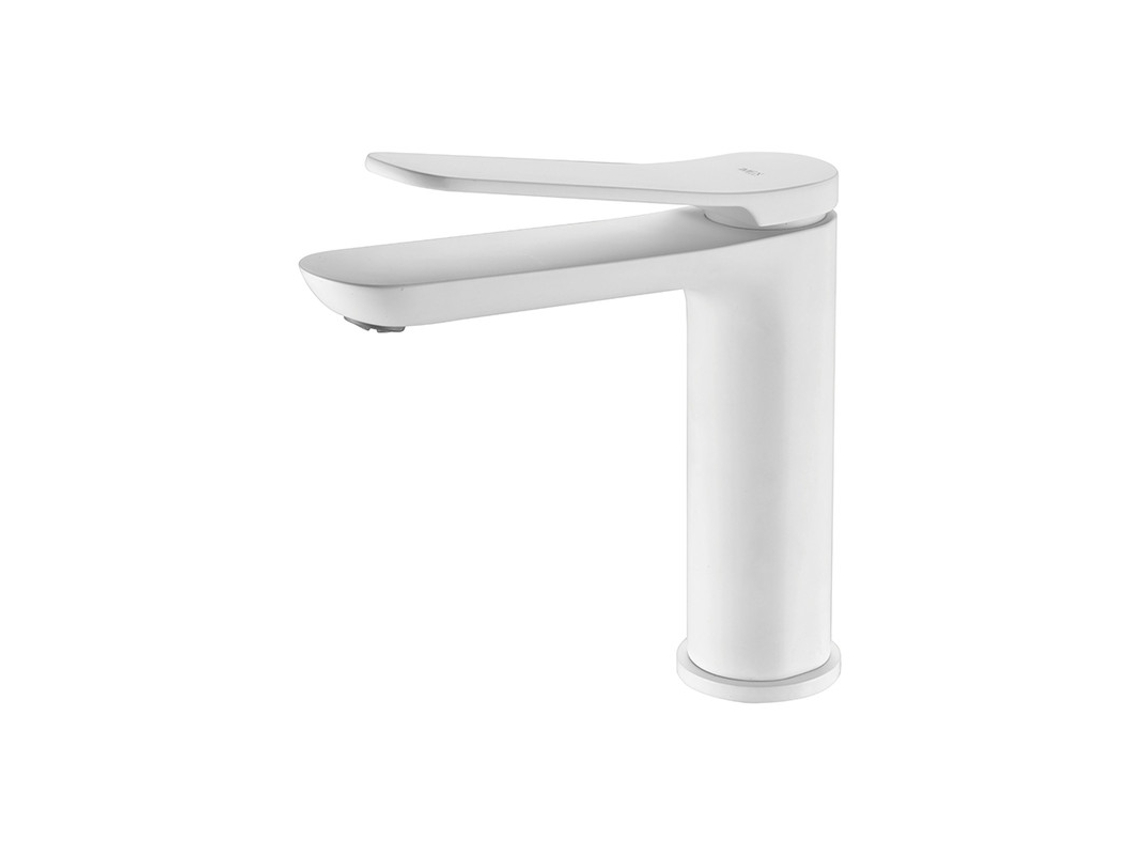 Grifo monomando MIce de lavabo, Grifería de baño de caño corto Blanco MICE COLLECTION
