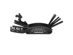 Herramienta Multifuncional Plegable Para Reparación De Bicicletas, Kit De Reparación De Bicicletas De Montaña 16 En 1, Acero Inoxidable.