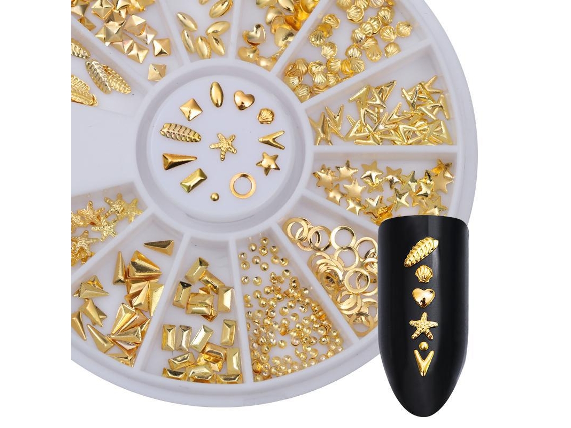 Accesorios para uñas decoradas con diamantes de imitación, cristales y apliques de diamantes de imitación. MDUG