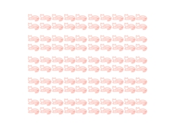 100 Clips De Papel Con Forma De Animalitos Para Marcar Páginas Y Organizar Documentos - Naranja