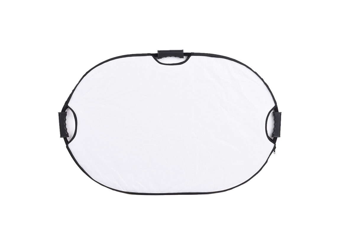 Reflector Andoer 90*60cm 5en1 Plegable Portátil De Mano Ovalado Oro/plata/blanco/negro/translúcido Para Fotografía Estudio
