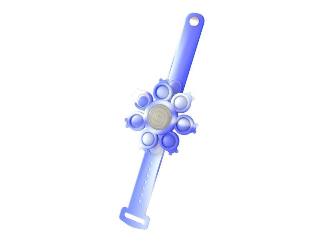 Ats-pulsera Luminosa Giratoria Con Trompo Juguete De Silicona Para Aliviar Estrés Niños Y Adultos Necesidades Especiales Autismo