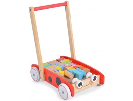 Andador MONI Primeros Pasos Madera 41Pcs (Edad Mínima Recomendada: 12 meses)