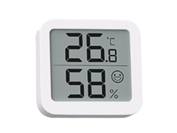 Higrómetro Digital Lcd Miiiw S08 Con Termómetro Portátil Para Uso En Interiores, Monitor De Temperatura Y Humedad.