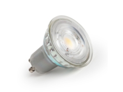 Bombilla LED GU10 10W 1000 Lm, Haz de Cristal 60º, Sin Parpadeo, Blanco Neutro 4000K, Ledkia