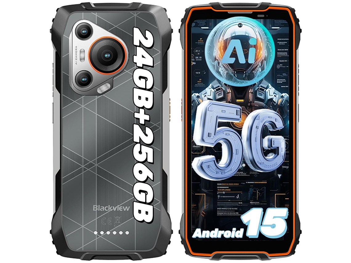 Smartphone 5G BLACKVIEW BL7000 (6.78'' - 24 GB - 256 GB - Negro)