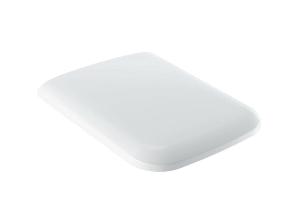 GEBERIT iCon Square WC asiento, blanco, con mecanismo de cierre suave, 571910000