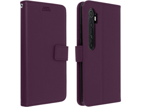 Funda Xiaomi Mi Note 10 Lite AVIZAR FOLIO-LENNY-PP-N10L Morado